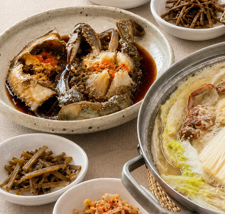 통나무집사람들 간장게장